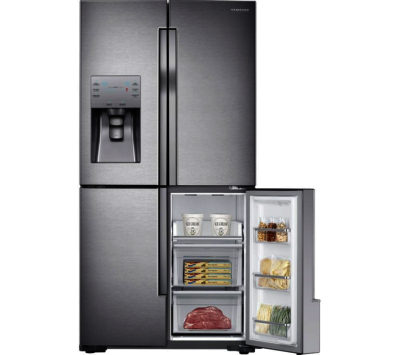 SAMSUNG  RF56J9040SR/EU American-Style Fridge Freezer - Stainless Steel
